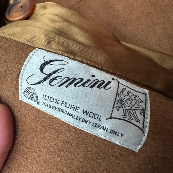 Vintage Gemini wool long coat - Picture 3 of 6